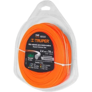 Comercializadora y Suministros truper hlb 95, hilo para desbrozadora, 78 m largo, 2.4mm blister