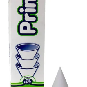Comercializadora y Suministros cono de papel 4 oz para agua 250 pzas