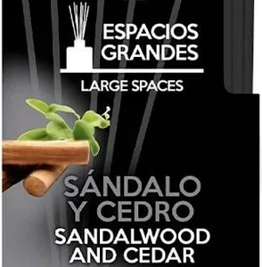 Comercializadora y Suministros aromatizante ambiental aura sÁndalo y cedro varitas 100 ml