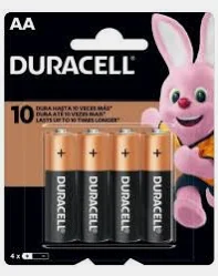 Comercializadora y Suministros pila duracell alcalina aa c/4+1pzas