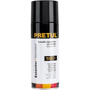 Comercializadora y Suministros pintura en aerosol negro mate pretul