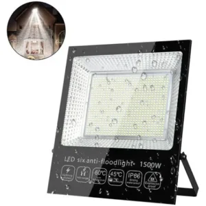 Comercializadora y Suministros reflector solar exterior 1500w ip67 5m de cable