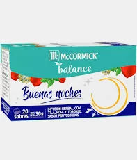 Comercializadora y Suministros te mccormick sabores manzanilla,frutos rojos y buenas noches c/u
