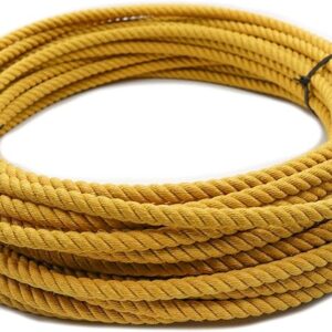 Comercializadora y Suministros 150 ft soga de plomo amarilla poly nylon
