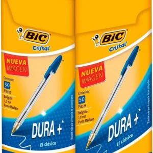 Comercializadora y Suministros plumas de color azul punto mediano bic c/50 pz