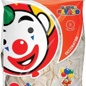 Comercializadora y Suministros globos de color blanco #9