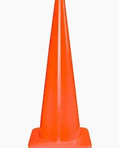 Productos Propios traffic pro cono vial sin cinta,alto 90 cm, diametro 26 cm, base 35 x 35 cm, peso 4.3