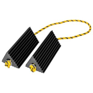 Productos Propios juego de dos topes para aviÓn y/o camiÓn unidos con cuerda de 90 cm.