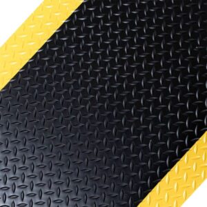 Productos Propios rollo de vinyl con acabado diamantado antiderrpante y base de esponja de hule,ancho 0.60 m, espesor 9/16