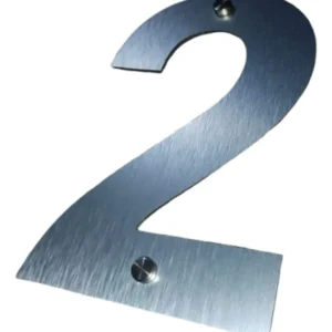 Productos Propios nÚmeros residenciales,casa,oficina aluminio cepillado 20 cm