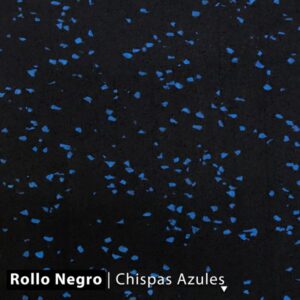 Productos Propios piso para gimnasio ecolÓgico fitnessmat, hule reciclado,color negroc/ azul